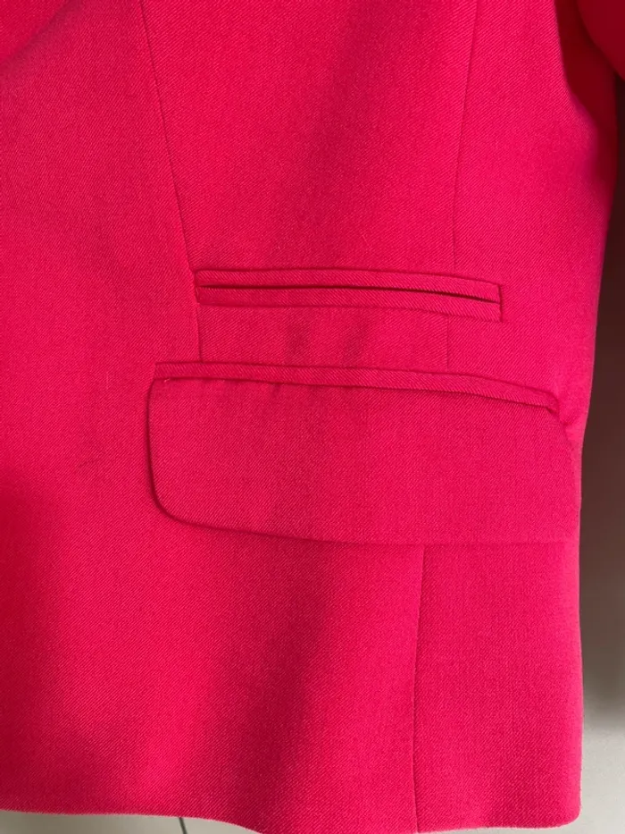 Veste blazer court H&M rose fuschia : 12 € - photo numéro 3