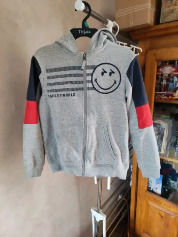 Sweat à capuche smiley