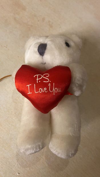 Peluche ours PS I Love You