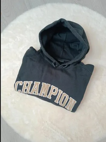Sweat à capuche Champion noir XXL 🖤 logo brodé