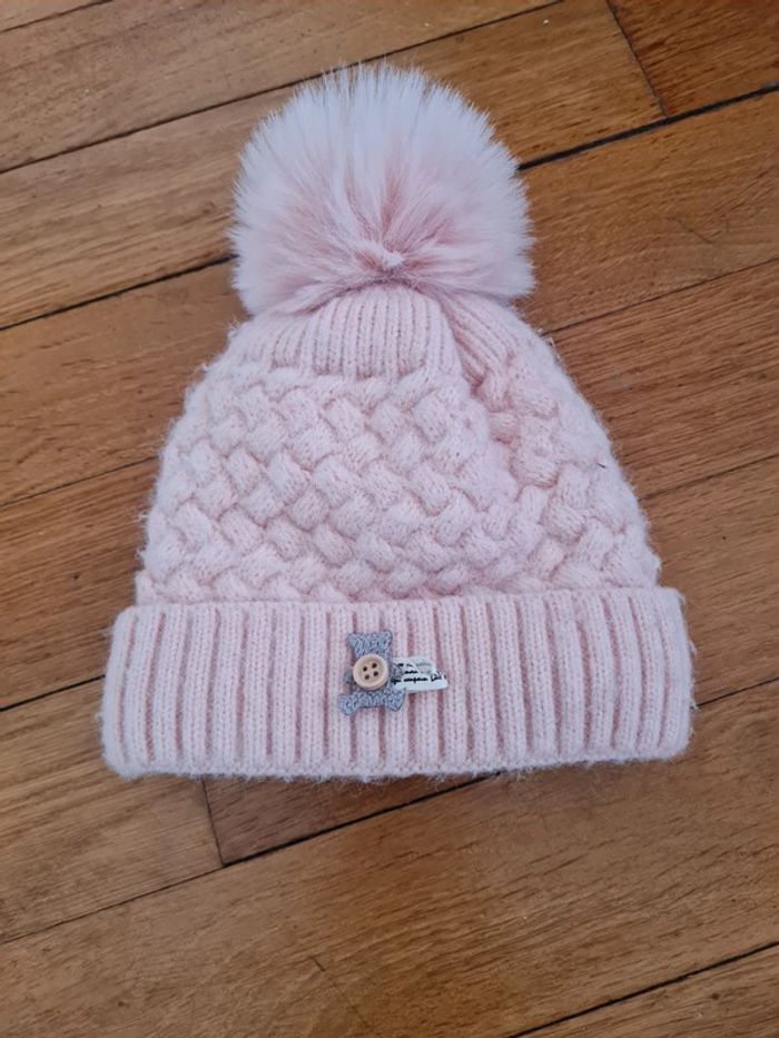 Bonnet chaud fille 12 mois