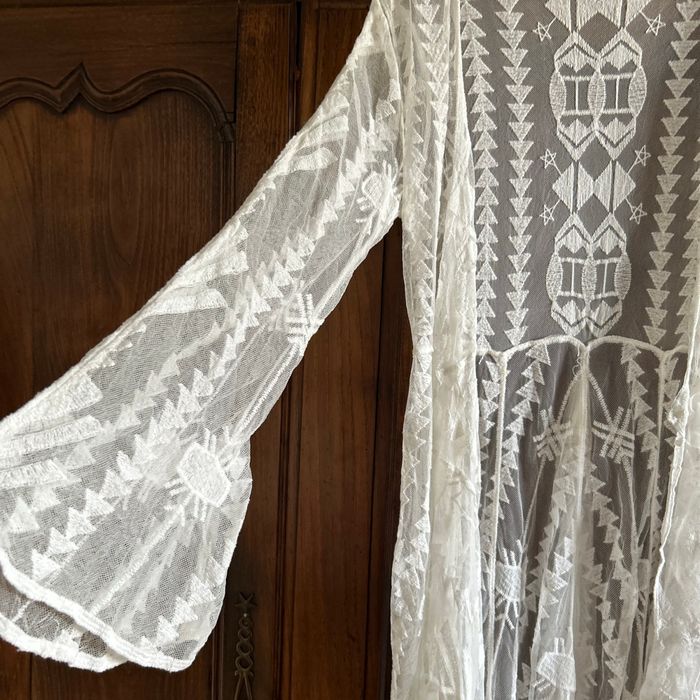 Gilet long blanc, Shein, taille S - photo numéro 2