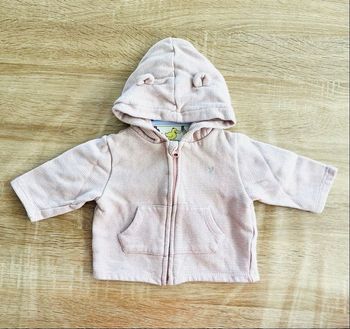 Sweat à capuche zippé « Kiabi » taille 3 mois