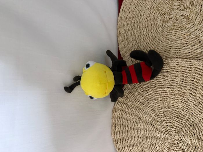 Peluche doudou Abeille grosse tête Picoty - photo numéro 2