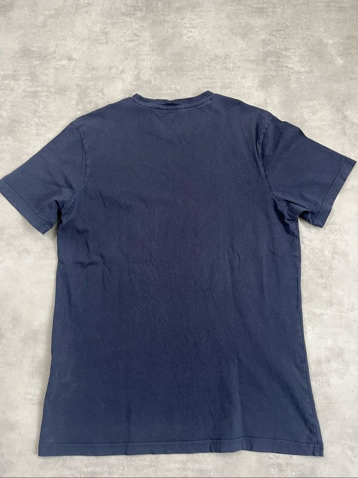T-shirt Aigle uni bleu à col rond - photo numéro 8