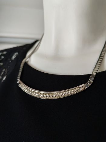 Collier en métal argenté Swarovski