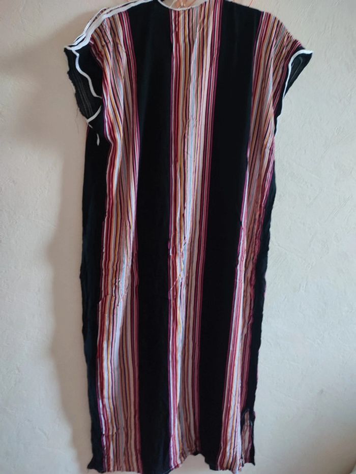 Robe d'été rayée, orientale, légère taille unique - photo numéro 4