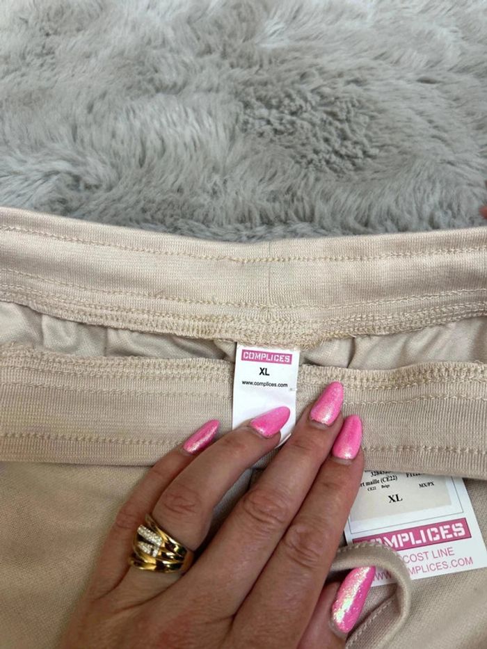 Short maille beige Complices - photo numéro 2