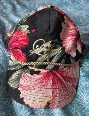 Casquette fleurs Japon