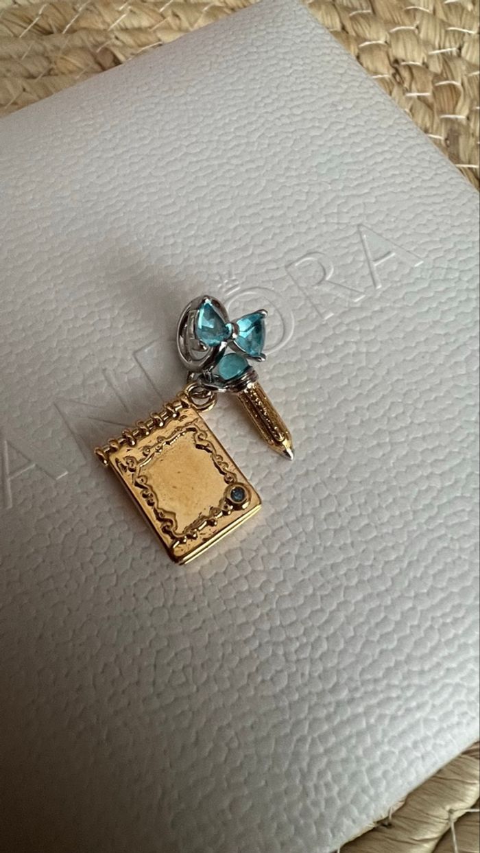 Charm carnet de bal et crayon bridgerton