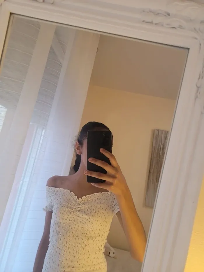 Robe moulants blanc - photo numéro 2