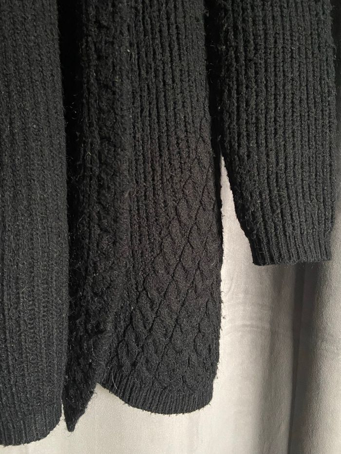 Cardigan long ouvert chaud - photo numéro 3