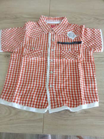 Chemise manches courtes garçon 