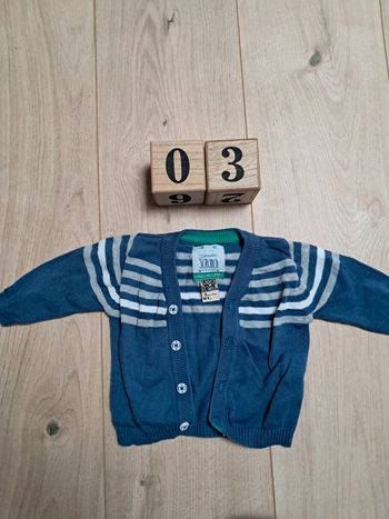 Gilet 3 mois tape à l'œil