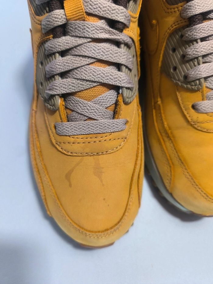Baskets Nike air max 90 wheat pack marron pointure 37 bon état sans boîte - photo numéro 10