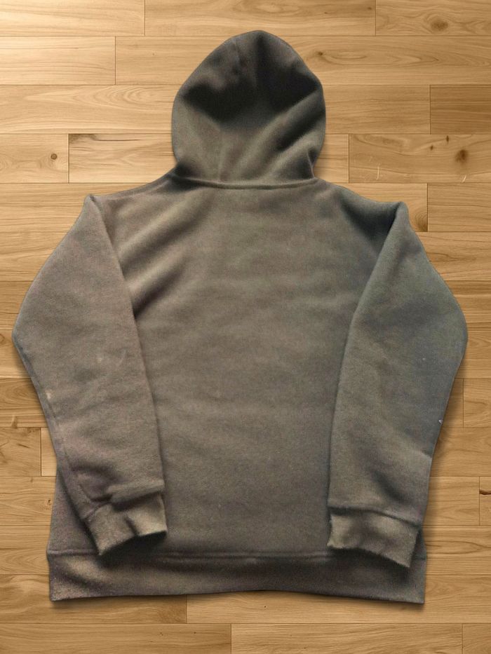 Pull sweats à capuche polaire hivernale poche ventrale |  Gémo | kaki | taille 14ans ou S - photo numéro 2