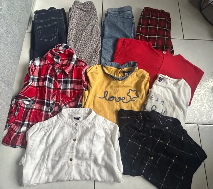 Lot vêtements automne hiver 10 ans fille