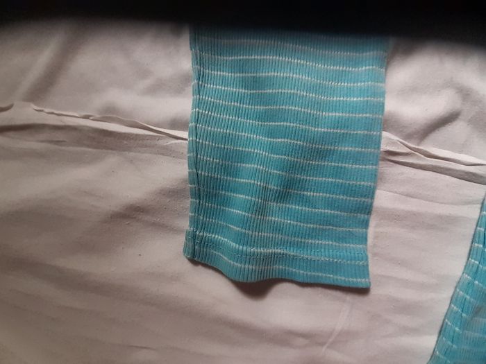 Sous pull bleu rayé - photo numéro 4