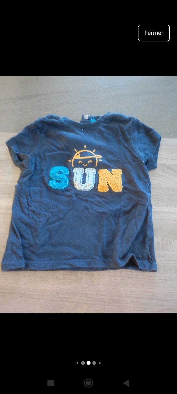 Lot 15 T-shirts 18 mois - photo numéro 4