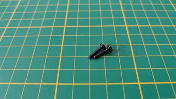 Lot x2 tiges support roue pièce détachée miniature Burago Bburago Alfa Romeo 2300 Monza 1934 1/18 1/