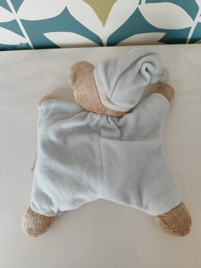 Doudou semi plat nounours ours ourson nattou - photo numéro 2