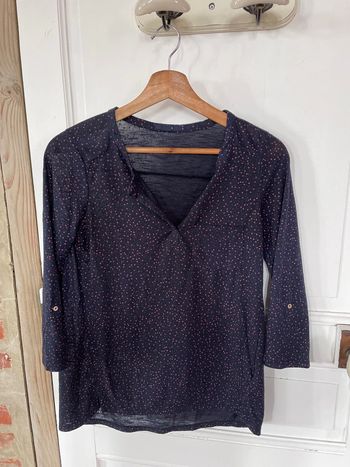 T-shirt manches trois quarts taille S Kiabi