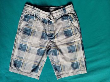 Short à carreaux 8 ans
