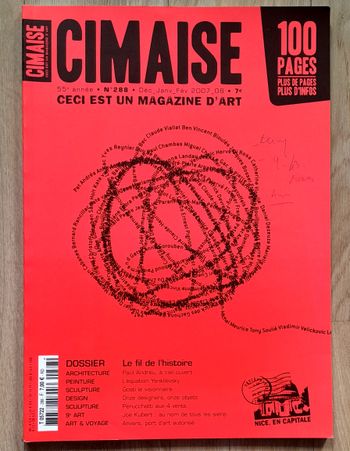 Magazine Climase (art) n°288 dec-janv-fév 2007-8