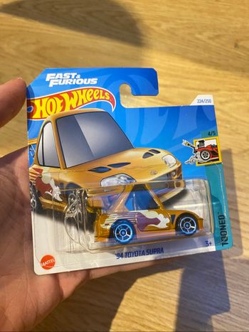 Hot Wheels  | Mainline | Tooned | ‘94 Toyota Supra | 4/5 | HTF27-N521 - 5785