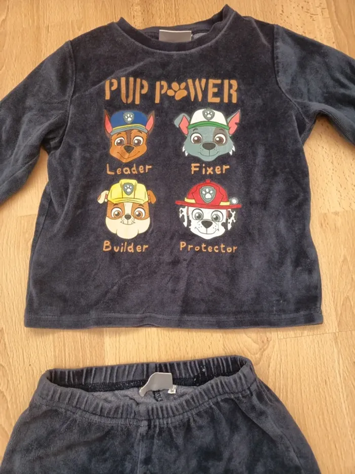Pyjama 2 pièces Pat Patrouille 5 ans - photo numéro 2