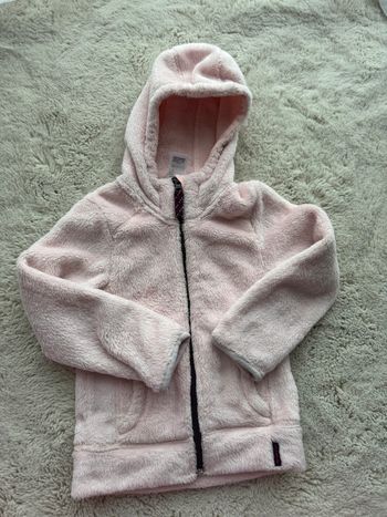 🧥Veste à capuche tout doux rose - fille 3-4 ans- très bon état