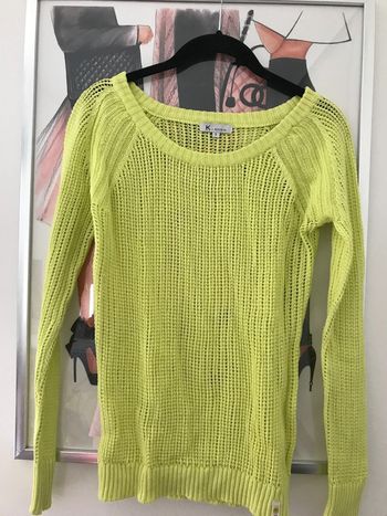 Pull maille coton ajouré Kookai S y2k