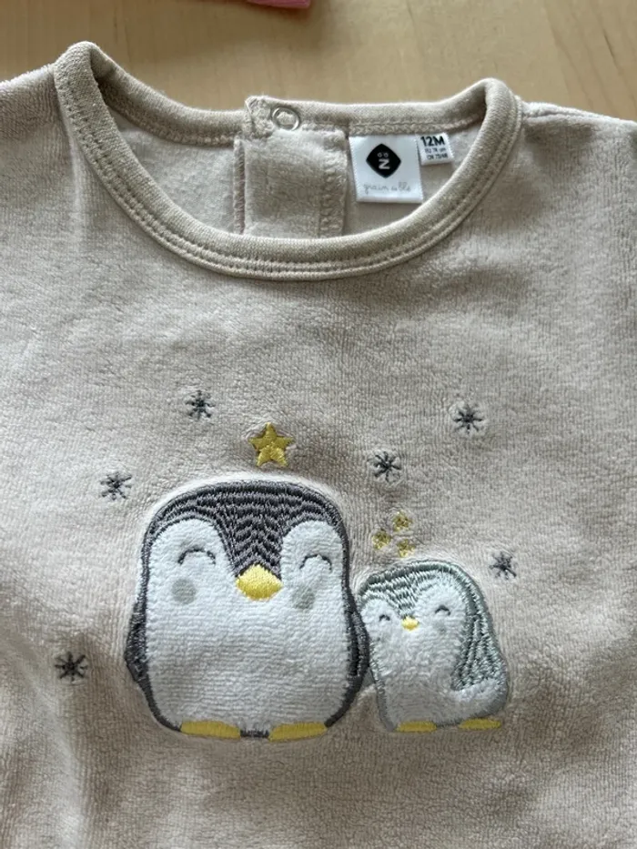 Lot de 2 pyjamas 12 mois - photo numéro 2