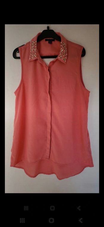 Blouse corail