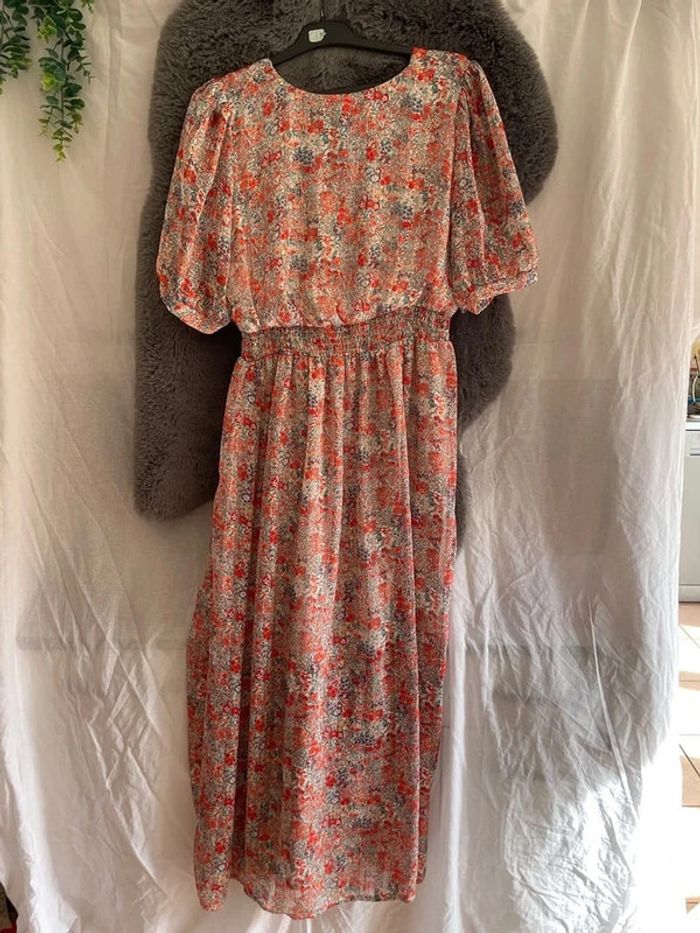 robe casual Les Petites Fleurs rouge taille S - photo numéro 3