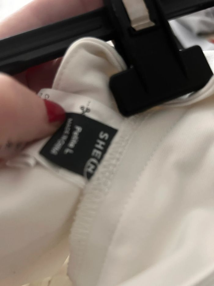 Pantalon blanc taille L - photo numéro 4