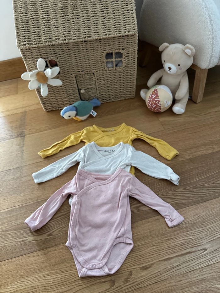 Lot de 3 bodies fille