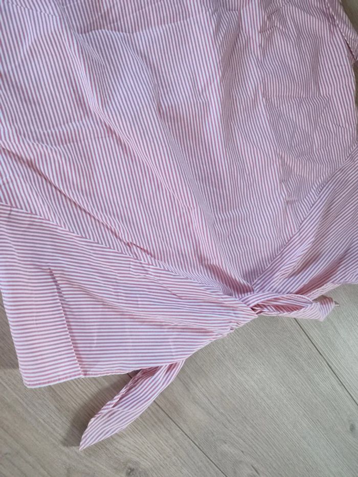 Top a rayures et noeud - photo numéro 2