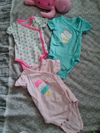 Lots de 3 bodies orchestra 3 mois