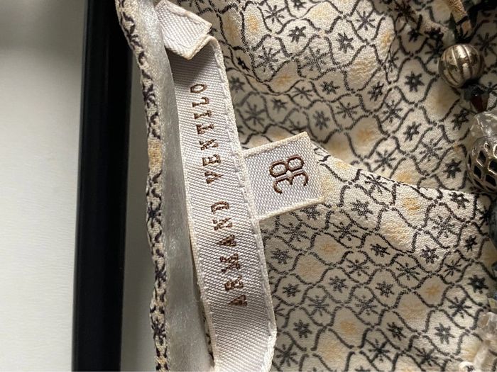 Tunique beige à motifs Armand Ventilo Taille 38 - photo numéro 5