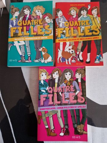 Lot 3 livres quatre filles