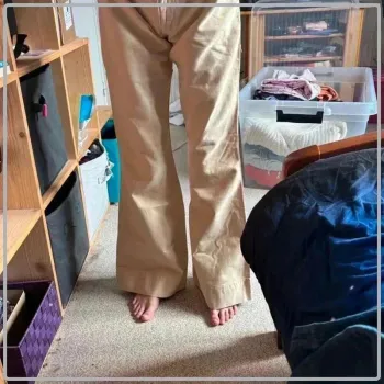 Pantalon  jambes  larges  taille  34  marque SMF