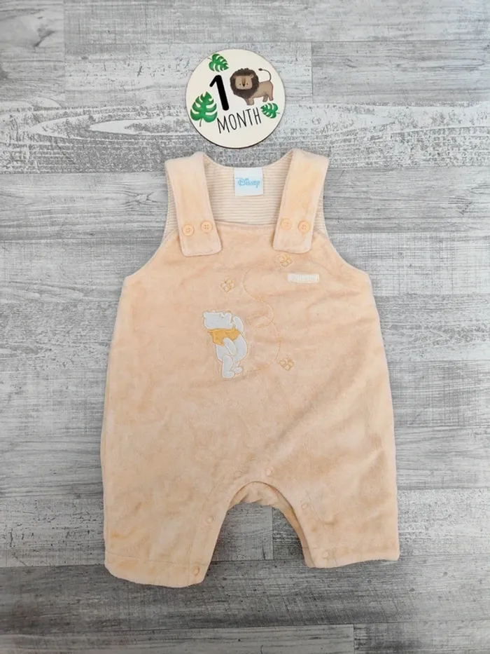 Petite combinaison Disney Winnie jaune pâle mixte - Taille 1 mois