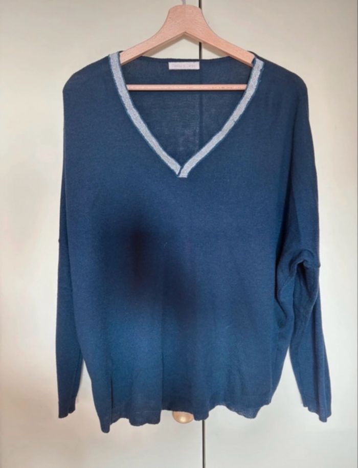 Haut à manches longues col V - photo numéro 3