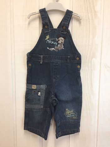 Salopette jean - Disney - 12m