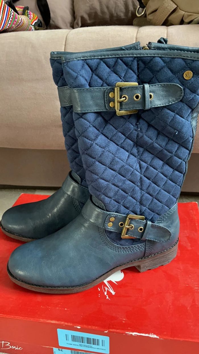 Bottes xti neuves 39 bleues