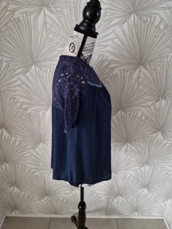 Jolie blouse manches courtes chic taille 36 - photo numéro 4