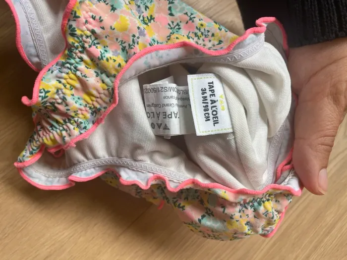 Maillot de bain tao liberty 36mois 3 ans 98cm - photo numéro 3