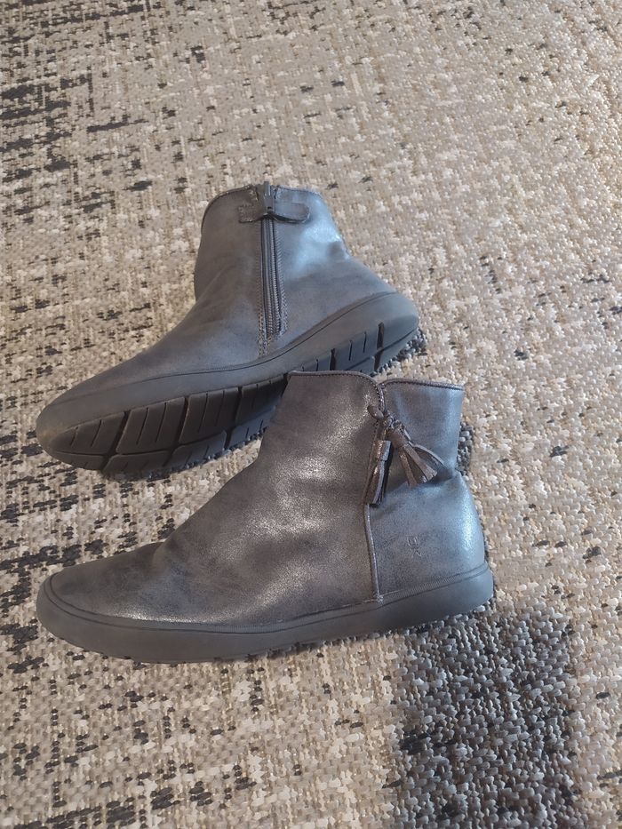 Bottines cuir p34 tbe Okaïdi - photo numéro 2