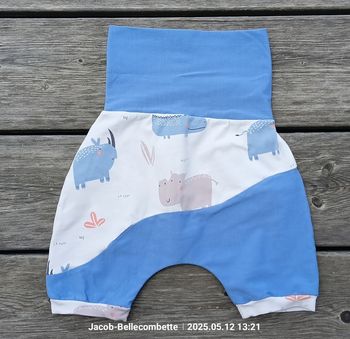 Sarouel bermuda évolutif  6 mois